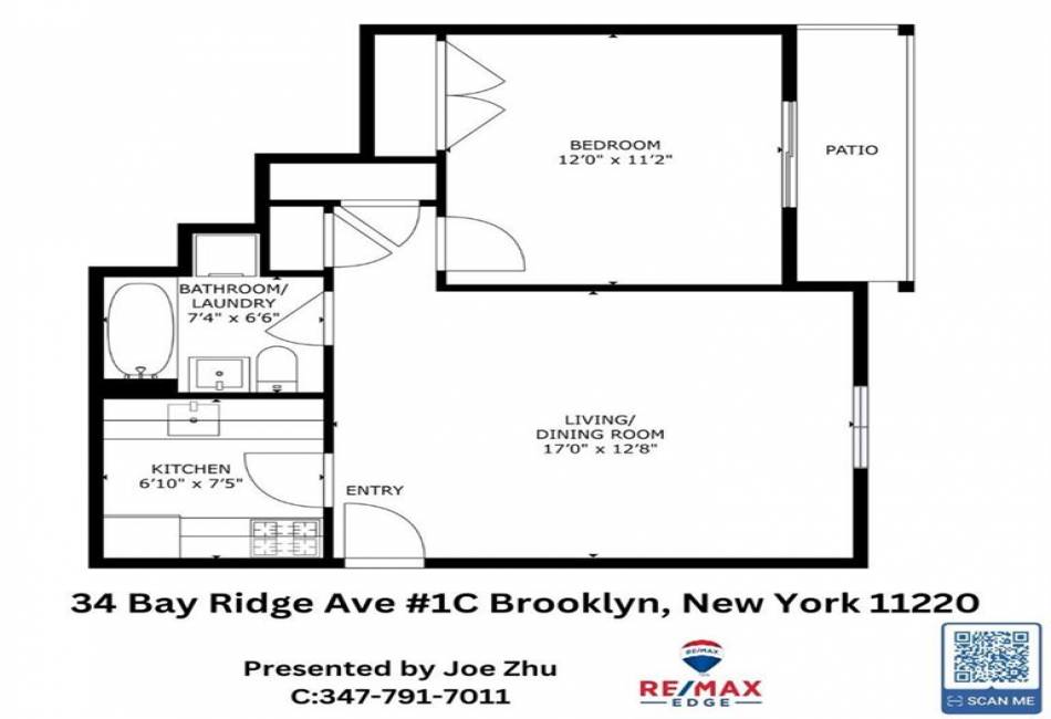 34 Bay Ridge Avenue, Brooklyn, New York 11220, 1 Bedroom Bedrooms, ,1 BathroomBathrooms,Residential,For Sale,Bay Ridge,476803