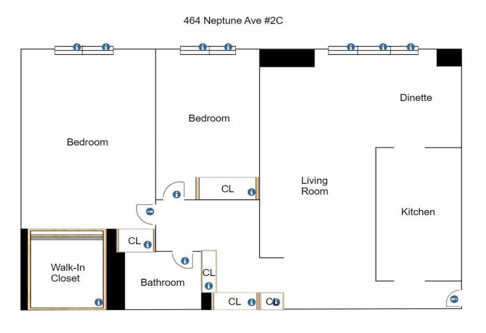 464 Neptune Avenue, Brooklyn, New York 11224, 2 Bedrooms Bedrooms, ,1 BathroomBathrooms,Residential,For Sale,Neptune,478520