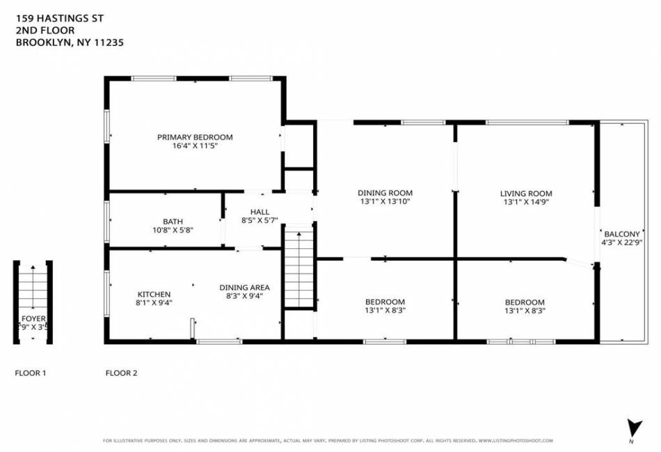 159 Hastings Street, Brooklyn, New York 11235, 5 Bedrooms Bedrooms, ,Residential,For Sale,Hastings,487034