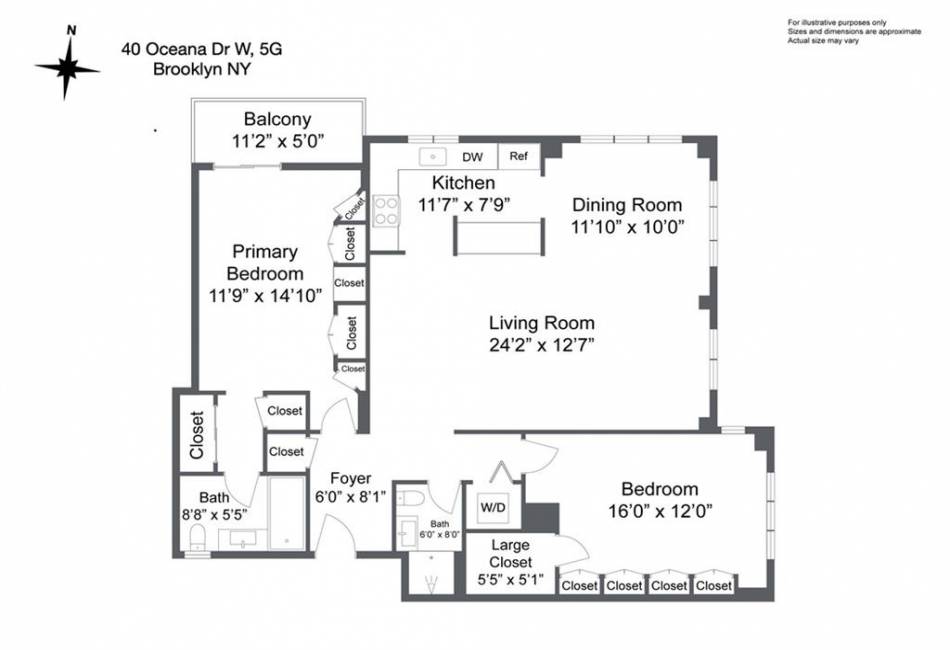 40 Oceana Drive, Brooklyn, New York 11235, 2 Bedrooms Bedrooms, ,2 BathroomsBathrooms,Residential,For Sale,Oceana,487593