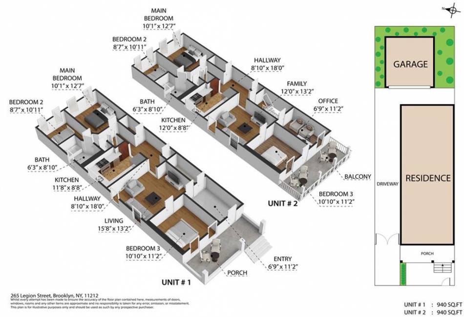 267 Legion Street, Brooklyn, New York 11212, 6 Bedrooms Bedrooms, ,3 BathroomsBathrooms,Residential,For Sale,Legion,489226