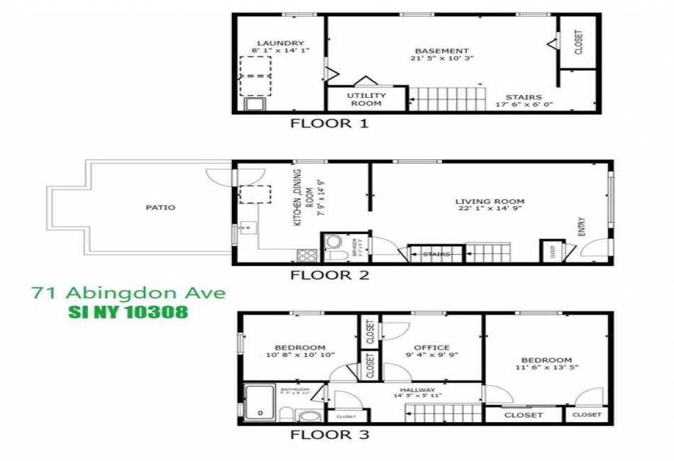 71 Abingdon Avenue, Staten Island, New York 10308, 3 Bedrooms Bedrooms, ,2 BathroomsBathrooms,Residential,For Sale,Abingdon,490511