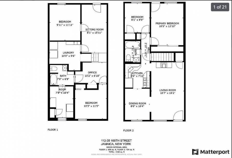 112-35 168th Street, St. Albans, New York 11433, 4 Bedrooms Bedrooms, ,2 BathroomsBathrooms,Residential,For Sale,168th,490986