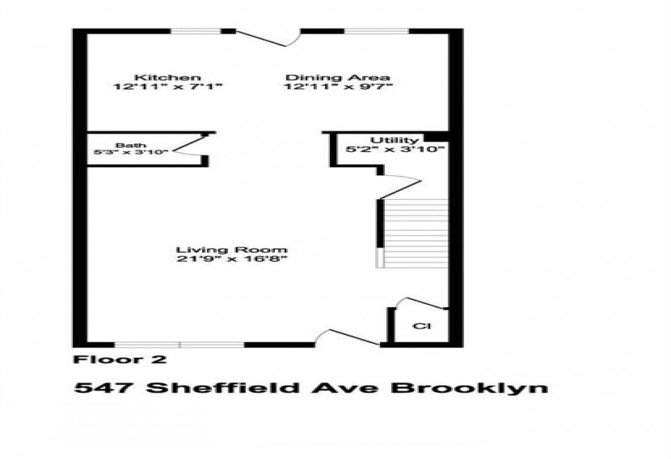 547 Sheffield Avenue, Brooklyn, New York 11207, 3 Bedrooms Bedrooms, ,2 BathroomsBathrooms,Residential,For Sale,Sheffield,488663