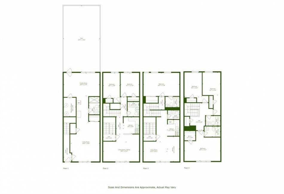 53 Woods Place, Brooklyn, New York 11226, 6 Bedrooms Bedrooms, ,5 BathroomsBathrooms,Residential,For Sale,Woods,492405