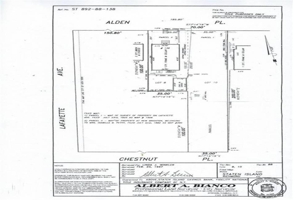 132 Alden Place, Staten Island, New York 10301, ,Land,For Sale,Alden,492941